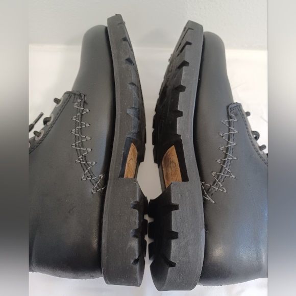 HARLEY DAVIDSON men's  motorcycle boots black leather lace-up Sz7.5 - Picture 10 of 11